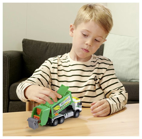 Majorette Volvo FMX teherautó szemétszállító Kész modell Építkezésnél használt jármű modell 18. kép