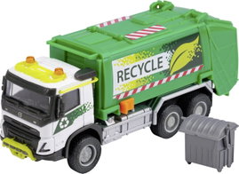 Majorette Volvo FMX teherautó szemétszállító Kész modell Építkezésnél használt jármű modell