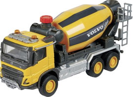 Majorette Volvo FMX teherautó cementkeverő Kész modell Építkezésnél használt jármű modell