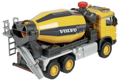 Majorette Volvo FMX teherautó cementkeverő Kész modell Építkezésnél használt jármű modell 9. kép