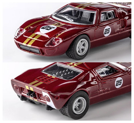 Majorette Ford 1965-ös kollekció, GT40 MK1 Kész modell Személygépkocsi modell 4. kép