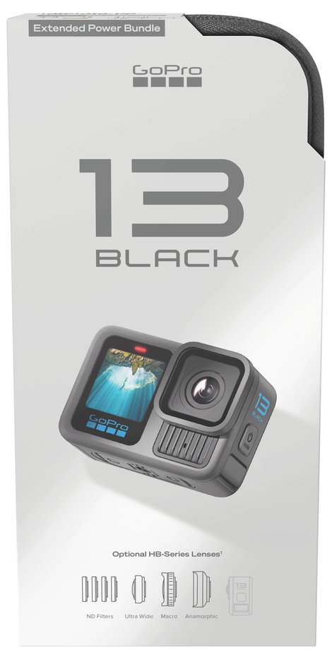 GoPro HERO13 POWER BUNDLE Akciókamera 5.3K, 4K, 2.7K, Full HD, Bluetooth, Kettős kijelző, Érintőkije 3. kép