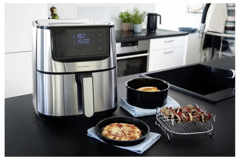 Gastronoma 18290010 Forrólevegős fritőz 8 l 1800 W Keringető funkcióval, Túlhevülés elleni védelem E 13. kép