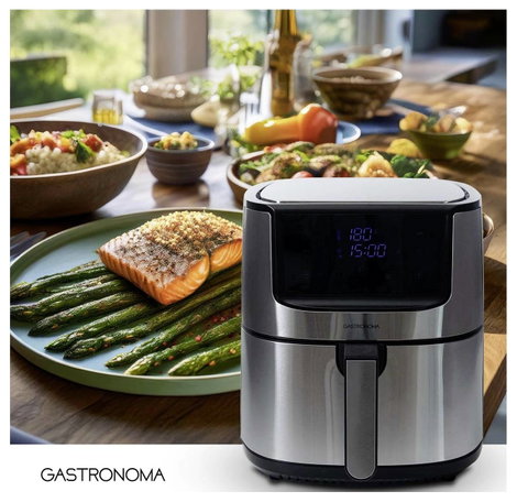 Gastronoma 18290010 Forrólevegős fritőz 8 l 1800 W Keringető funkcióval, Túlhevülés elleni védelem E 14. kép