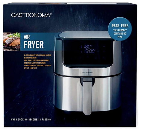 Gastronoma 18290010 Forrólevegős fritőz 8 l 1800 W Keringető funkcióval, Túlhevülés elleni védelem E 15. kép