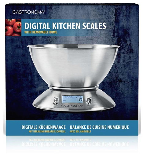 Gastronoma 18310021 Digitális konyhai mérleg digitális digitális, mérőskálával Mérési tartomány (max 4. kép
