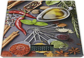 Nedis KASC113VA Digitális konyhai mérleg digitális Mérési tartomány (max.)=5 kg Többszínű 140 x 15 x