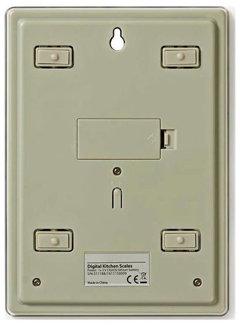 Nedis KASC113VA Digitális konyhai mérleg digitális Mérési tartomány (max.)=5 kg Többszínű 140 x 15 x 3. kép