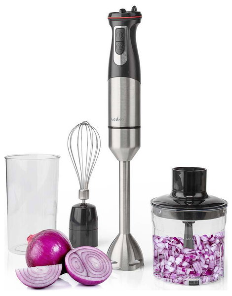 Nedis KAHB400CAL Rúdmixer 800 W Alumínium, Fekete 11. kép