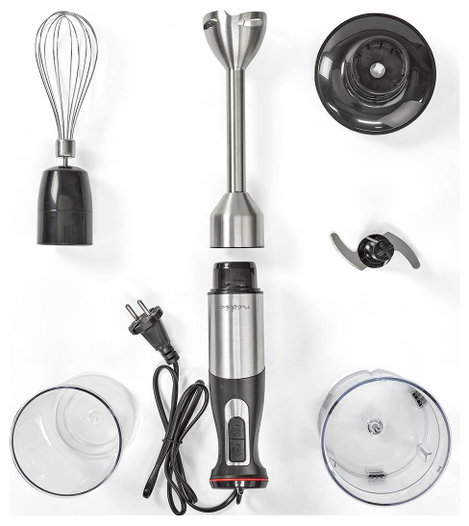 Nedis KAHB400CAL Rúdmixer 800 W Alumínium, Fekete 14. kép