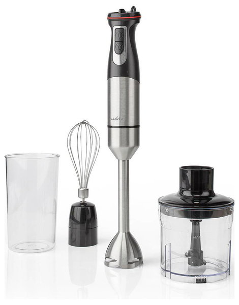 Nedis KAHB400CAL Rúdmixer 800 W Alumínium, Fekete 9. kép