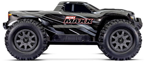 Traxxas Mini Maxx BL-2s Fekete Brushless 1:10 RC modellautó Elektro Monstertruck 4WD 2,4 GHz 4. kép