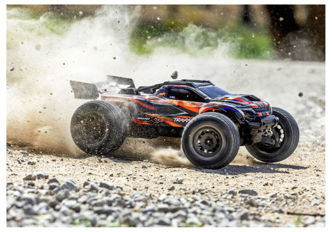 Traxxas Mini XRT VXL-3s Narancs Brushless 1:10 RC modellautó Elektro Monstertruck 4WD RtR 2,4 GHz 11. kép