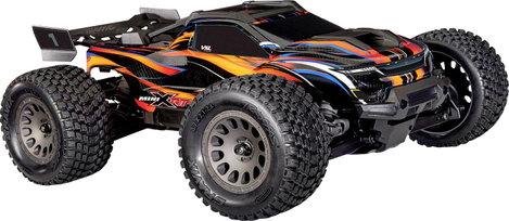Traxxas Mini XRT VXL-3s Narancs Brushless 1:10 RC modellautó Elektro Monstertruck 4WD RtR 2,4 GHz