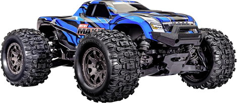 Traxxas Mini Maxx BL-2s Kék Brushless 1:10 RC modellautó Elektro Monstertruck 4WD 2,4 GHz
