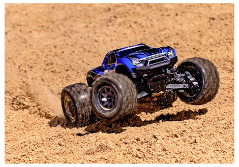 Traxxas Mini Maxx BL-2s Kék Brushless 1:10 RC modellautó Elektro Monstertruck 4WD 2,4 GHz 2. kép