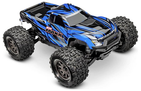 Traxxas Mini Maxx BL-2s Kék Brushless 1:10 RC modellautó Elektro Monstertruck 4WD 2,4 GHz 6. kép