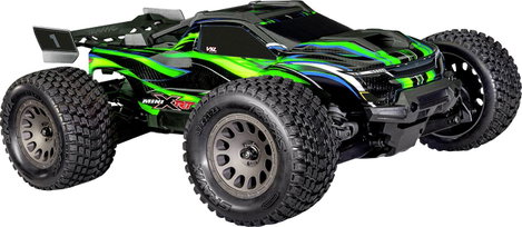 Traxxas Mini XRT VXL-3s Zöld Brushless 1:10 RC modellautó Elektro Monstertruck 4WD RtR 2,4 GHz