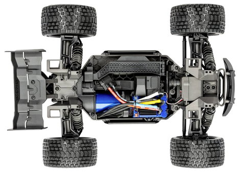 Traxxas Mini XRT VXL-3s Zöld Brushless 1:10 RC modellautó Elektro Monstertruck 4WD RtR 2,4 GHz 7. kép