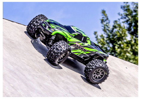 Traxxas Mini Maxx BL-2s Zöld Brushless 1:10 RC modellautó Elektro Monstertruck 4WD 2,4 GHz 11. kép