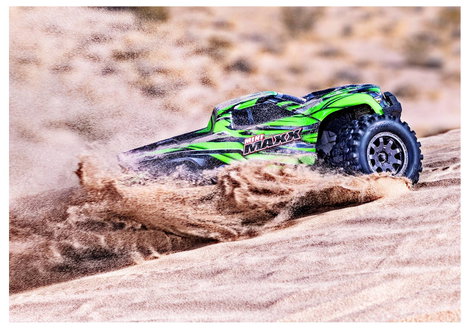 Traxxas Mini Maxx BL-2s Zöld Brushless 1:10 RC modellautó Elektro Monstertruck 4WD 2,4 GHz 2. kép