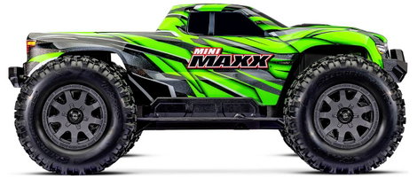 Traxxas Mini Maxx BL-2s Zöld Brushless 1:10 RC modellautó Elektro Monstertruck 4WD 2,4 GHz 4. kép