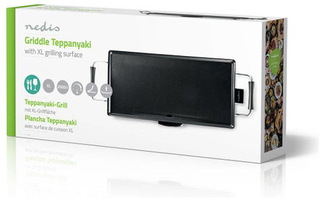 Nedis FCTE110EBK50 Asztali grill Teppan Yaki Fekete 3. kép
