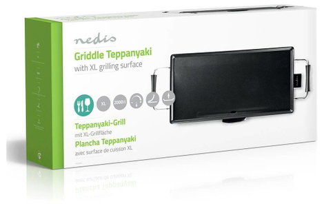 Nedis FCTE110EBK50 Asztali grill Teppan Yaki Fekete 4. kép