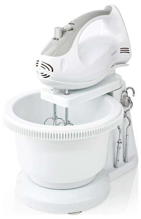 Nedis KAHM110CWT Kézi mixer 200 W Szürke, Fehér 10. kép