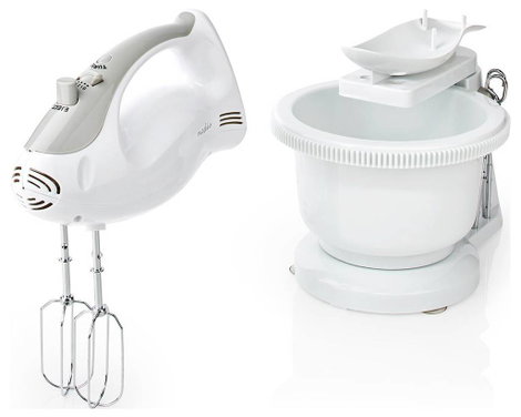 Nedis KAHM110CWT Kézi mixer 200 W Szürke, Fehér 11. kép