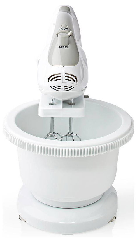 Nedis KAHM110CWT Kézi mixer 200 W Szürke, Fehér 2. kép