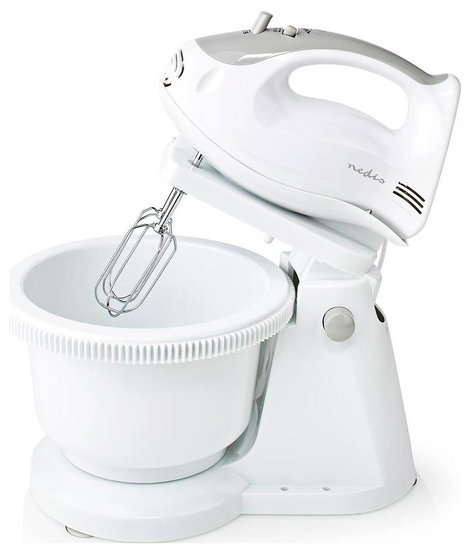 Nedis KAHM110CWT Kézi mixer 200 W Szürke, Fehér 3. kép
