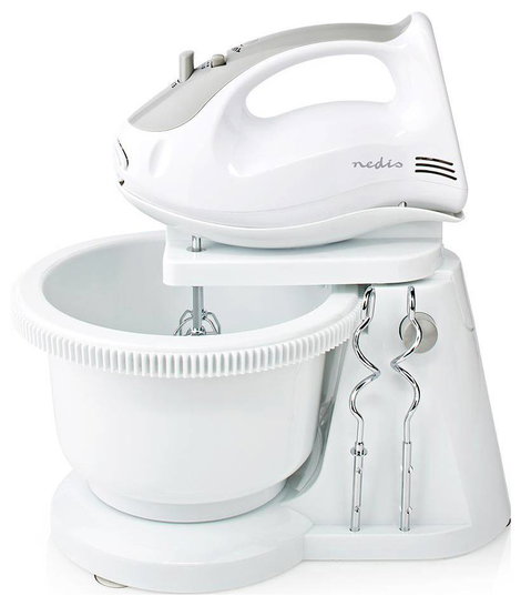 Nedis KAHM110CWT Kézi mixer 200 W Szürke, Fehér 4. kép