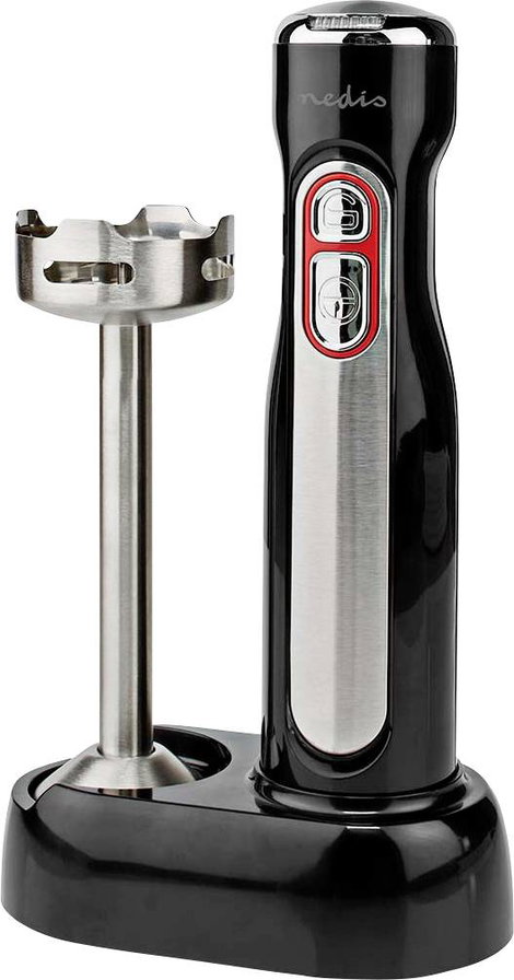 Nedis KAHB600BK Rúdmixer 100 W Fekete, Ezüst