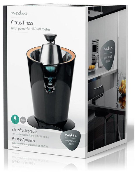 Nedis Citrusprés KAJC300CBK 160 W Fekete 13. kép