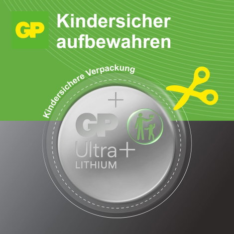 GP Gombelem CR 2450 3 V 2 db 540 mAh Li-MnO2 GP Ultra Plus Batterie Lithium Lithium Knopfzelle CR245 12. kép