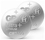 GP Gombelem CR 2450 3 V 2 db 540 mAh Li-MnO2 GP Ultra Plus Batterie Lithium Lithium Knopfzelle CR245 2. bélyegkép