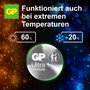 GP Gombelem CR 2450 3 V 2 db 540 mAh Li-MnO2 GP Ultra Plus Batterie Lithium Lithium Knopfzelle CR245 9. bélyegkép