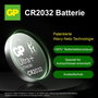 GP Gombelem CR 2032 3 V 2 db 220 mAh Li-MnO2 GP Ultra Plus Batterie Lithium Knopfzelle CR2032 2 Stüc 5. bélyegkép