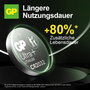 GP Gombelem CR 2032 3 V 2 db 220 mAh Li-MnO2 GP Ultra Plus Batterie Lithium Knopfzelle CR2032 2 Stüc 8. bélyegkép