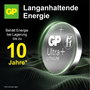 GP Gombelem CR 2032 3 V 2 db 220 mAh Li-MnO2 GP Ultra Plus Batterie Lithium Knopfzelle CR2032 2 Stüc 9. bélyegkép