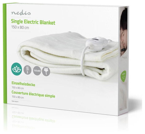 Nedis PEBL110CWT1 Melegítő takaró 60 W Fehér 7. kép