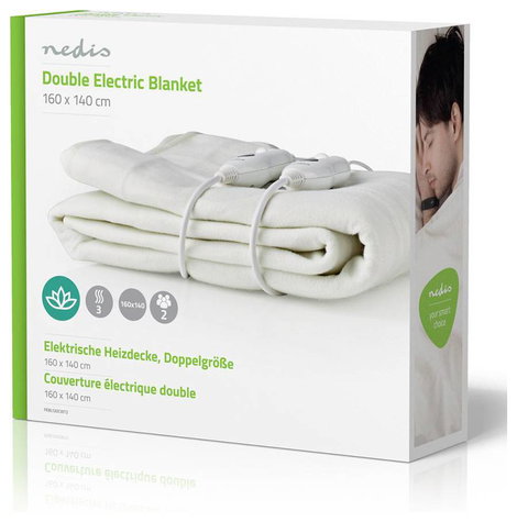Nedis PEBL110CWT2 Melegítő takaró 120 W Fehér 7. kép