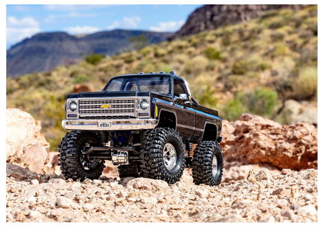 Traxxas TRX-4M Chevrolet K10 High Trail Edition 1:18 Brushed RC modellautó Elektro Crawler 4WD 2,4 G 2. kép