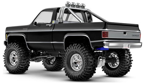 Traxxas TRX-4M Chevrolet K10 High Trail Edition 1:18 Brushed RC modellautó Elektro Crawler 4WD 2,4 G 3. kép