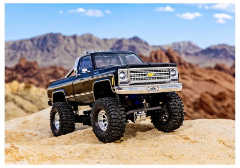 Traxxas TRX-4M Chevrolet K10 High Trail Edition 1:18 Brushed RC modellautó Elektro Crawler 4WD 2,4 G 6. kép