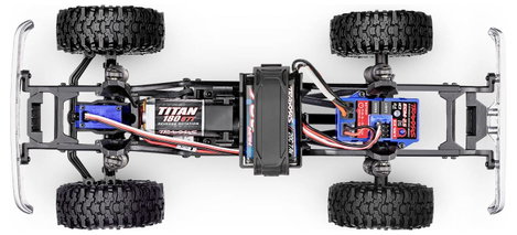 Traxxas TRX-4M Chevrolet K10 High Trail Edition 1:18 Brushed RC modellautó Elektro Crawler 4WD 2,4 G 8. kép