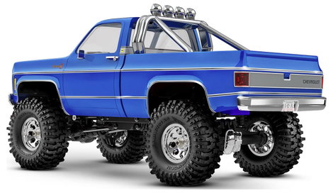 Traxxas TRX-4M Chevrolet K10 High Trail Edition 1:18 Brushed RC modellautó Elektro Crawler 4WD 2,4 G 6. kép