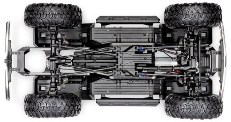 Traxxas TRX-4 Ford F-150 1:10 Brushed RC modellautó Elektro Crawler 4WD RtR 2,4 GHz 10. kép