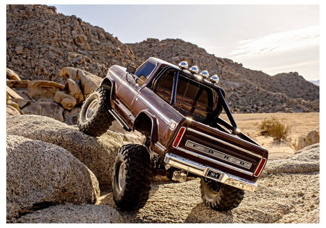 Traxxas TRX-4 Ford F-150 1:10 Brushed RC modellautó Elektro Crawler 4WD RtR 2,4 GHz 5. kép